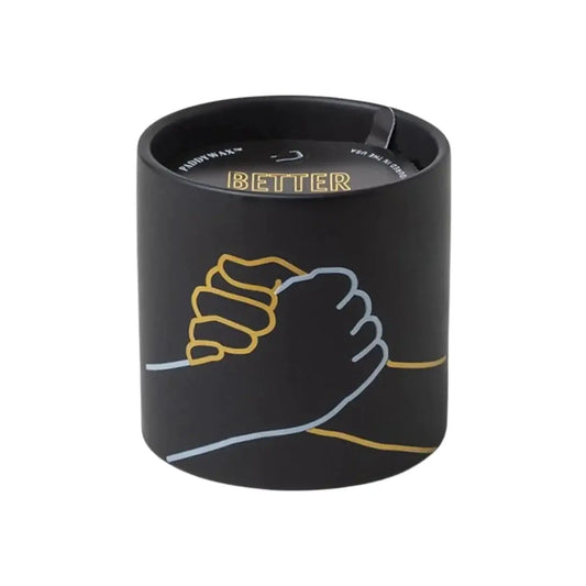 Paddywax Doftljus Better Together Incense & Smoke 163g svart keramik