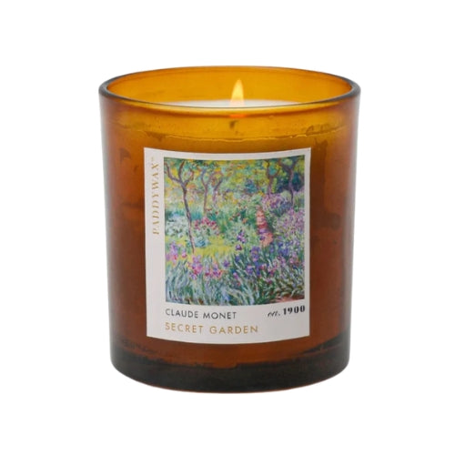 Paddywax Doftljus Impressionist Monet brun glasbehallare havssalt melon