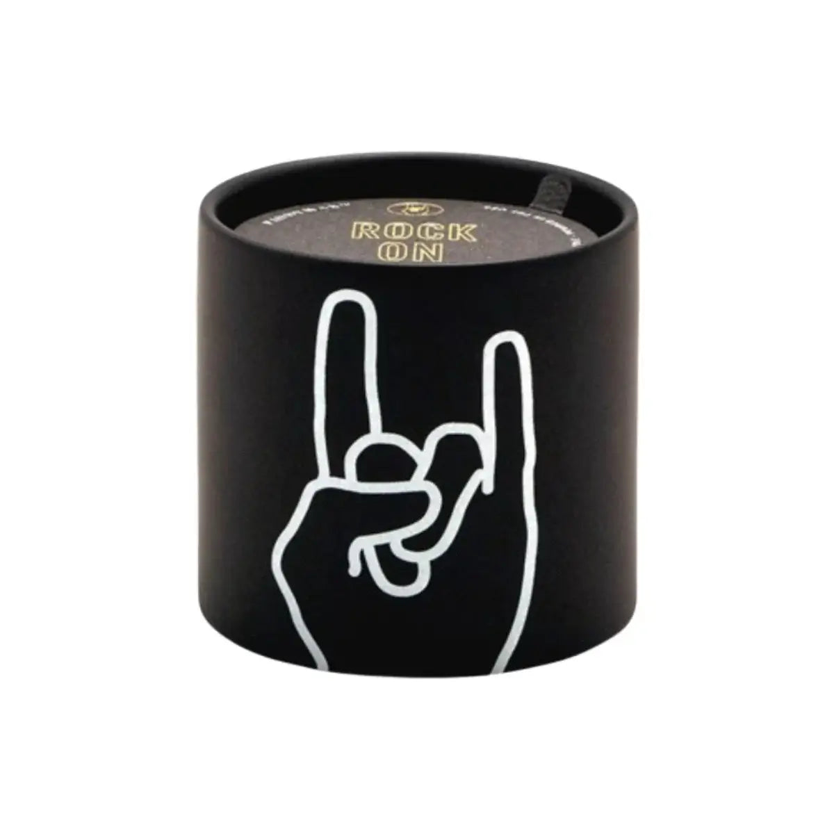 Paddywax Doftljus Rock On Leather & Oakmoss 163g svart keramik 38h