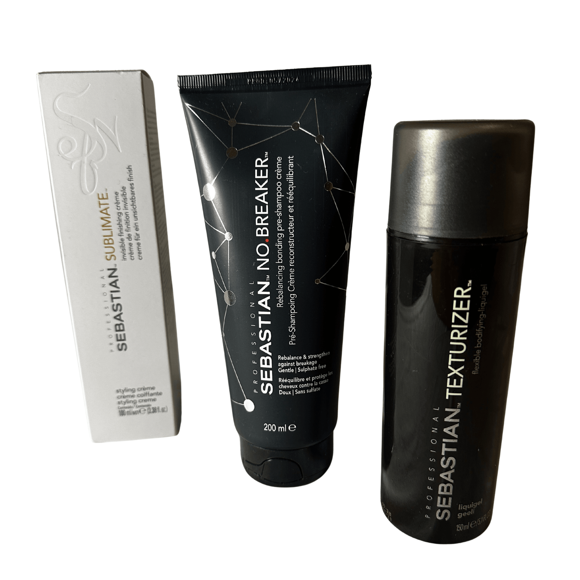 Sebastian Professional Stylingkit tre harprodukter Sublimate Texturizer