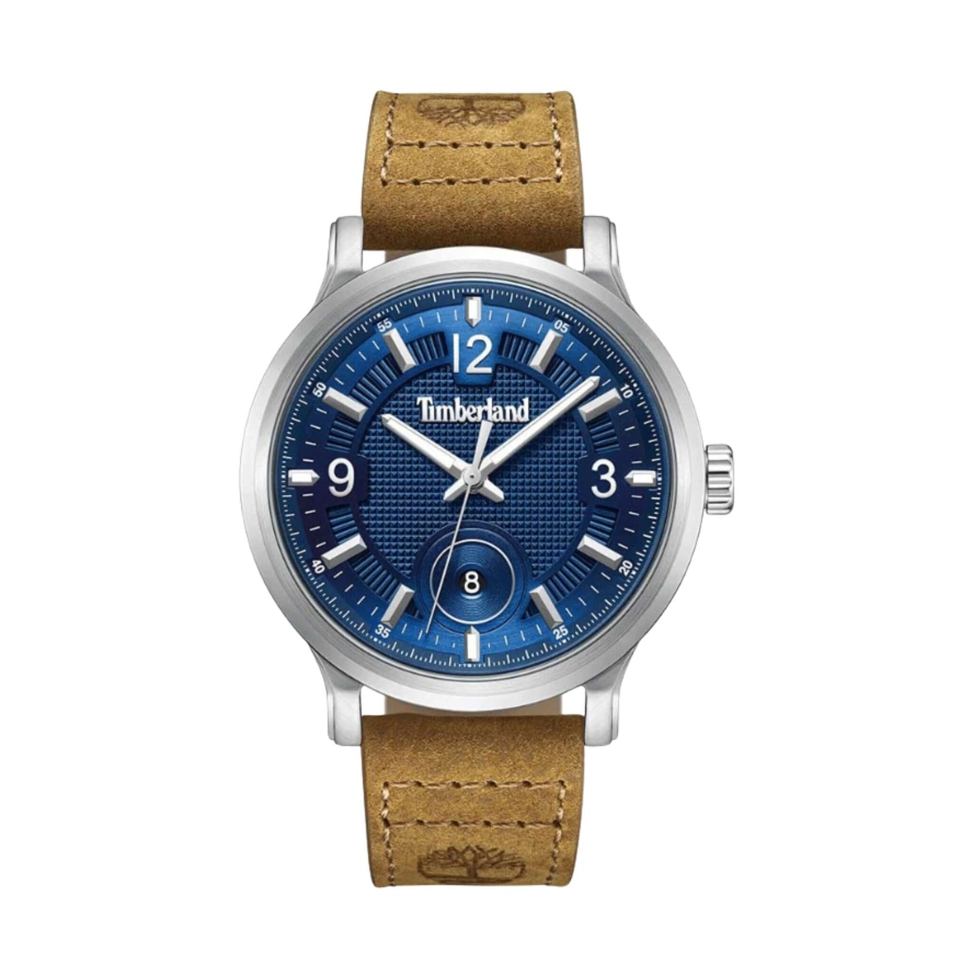 Timberland Driscoll Datum 46mm bla urtavla laderarmband 5ATM