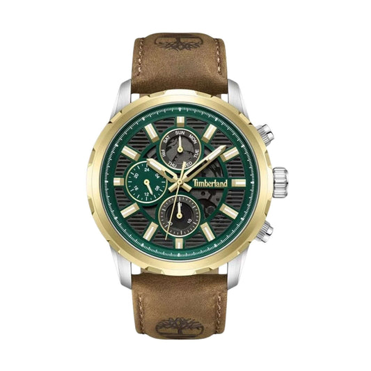 Timberland Hampton Harbor Multifunktion 46mm gron urtavla laderarmband