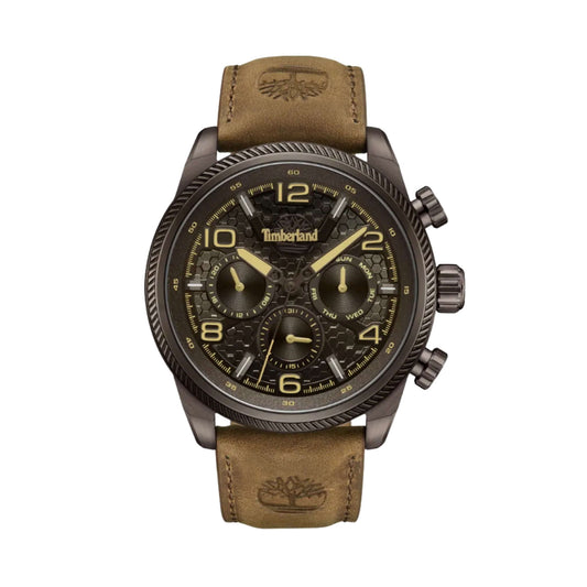 Timberland Henniker II Multifunktion 46mm brun laderrem