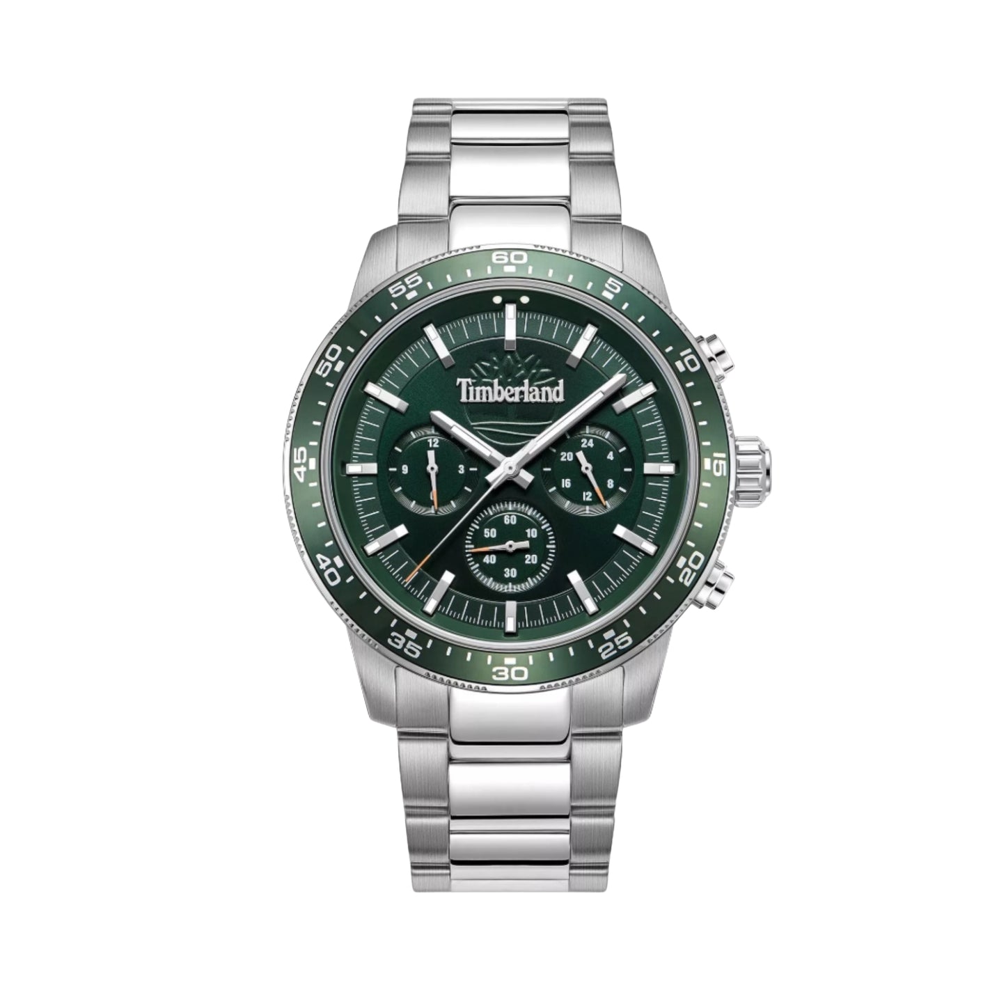 Timberland Parkman Klocka 44x50mm morkgron urtavla metallarmband