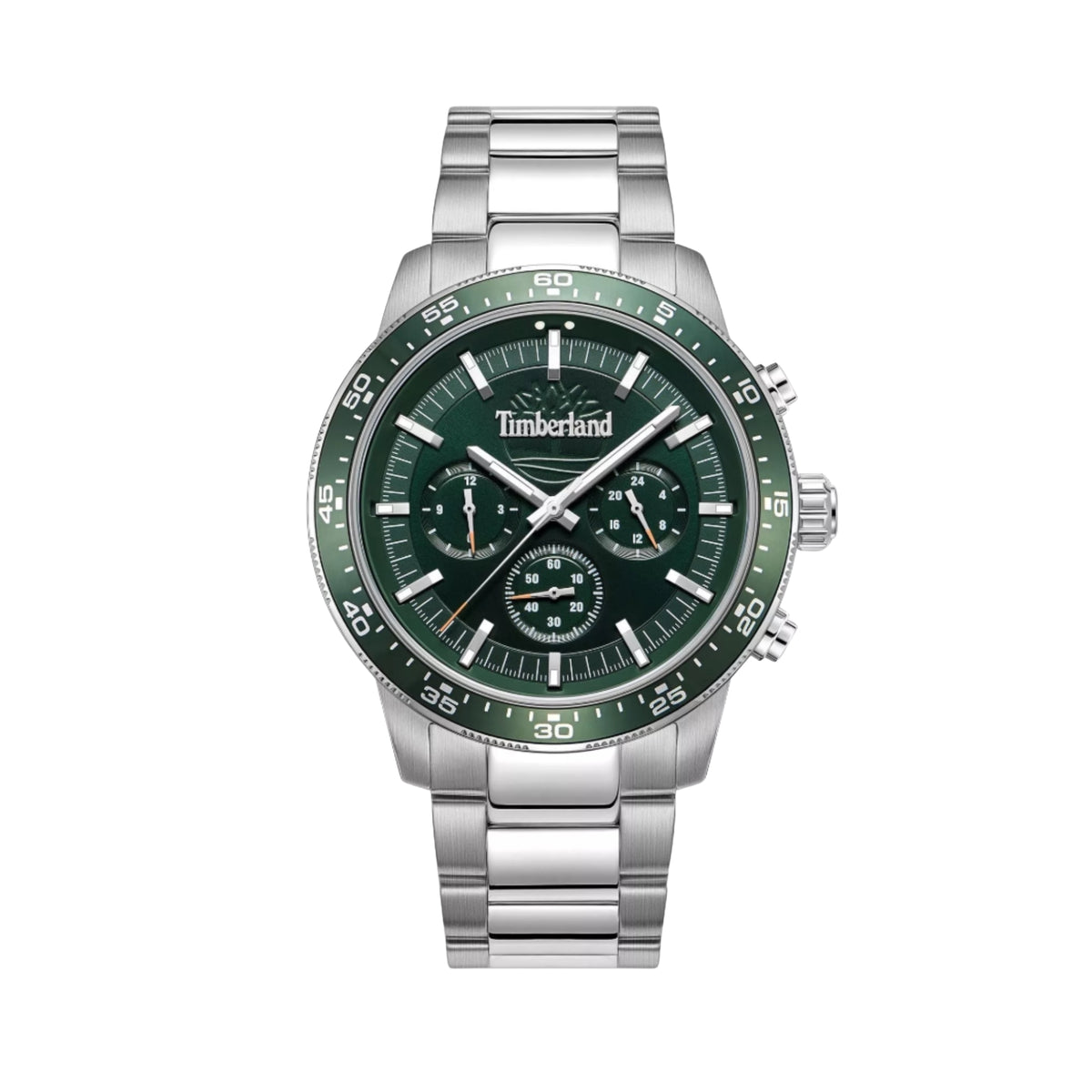 Timberland Parkman Klocka 44x50mm morkgron urtavla metallarmband