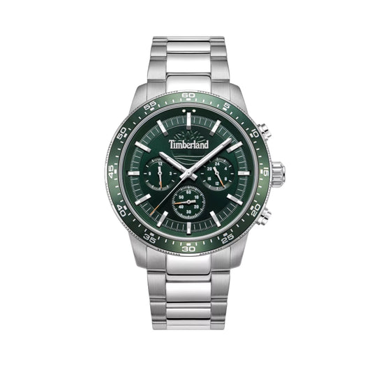 Timberland Parkman Klocka 44x50mm morkgron urtavla metallarmband