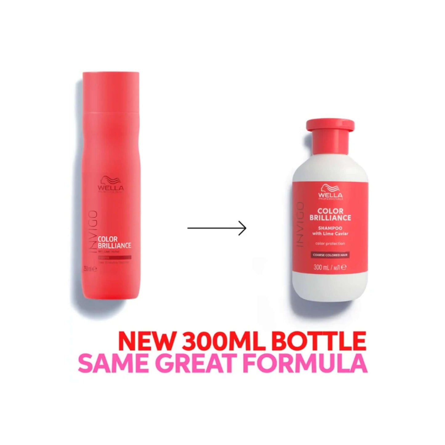 Wella Professionals Invigo Brilliance Color schampo rott och vitt ny flaska